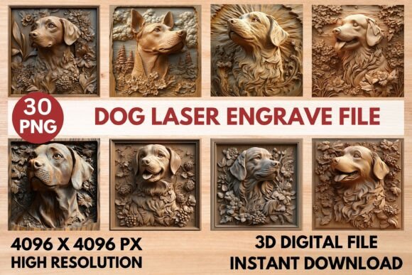 Dog Laser Engrave File