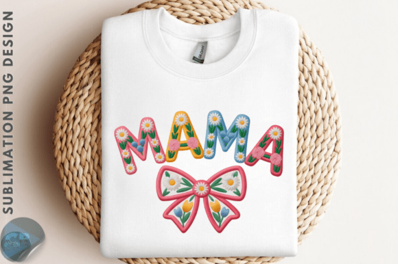 Floral Mama Png Latch Hook Yarn Mama PNG