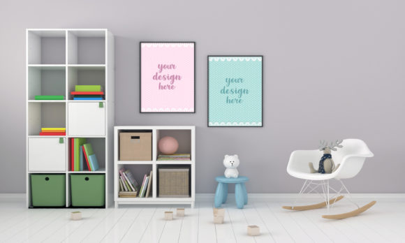 Kids Room or Nursery Empty Frames: A Practical Tool for Creative Expression