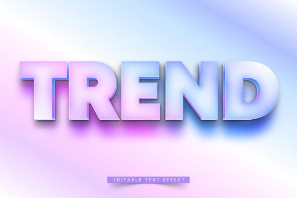 Pastel Color Text Effects