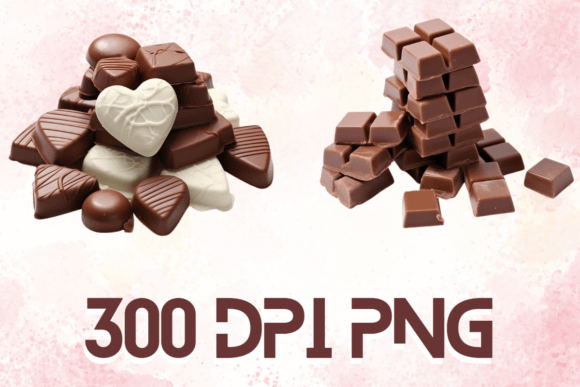 Realistic Chocolates Tasty Graphics 06: A Culinary Art for Digital Creators