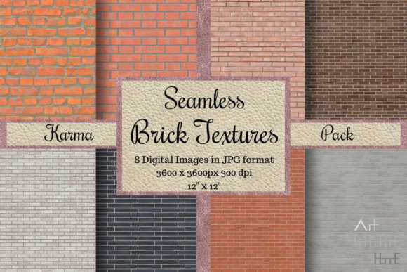 Seamless Brick Textures - Karma Pack: A Versatile Design Resource