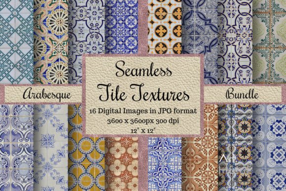 Seamless Tile Textures - Arabesque Pack