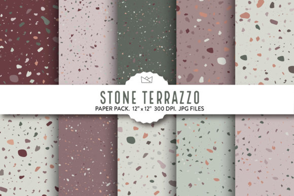 Stone Terrazzo Digital Paper: A Versatile Tool for Creative and Professional Workflows