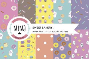 Sweet Digital Paper Pack, Cupcake Papers: A Versatile Design Resource for Modern Creatives